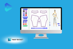 3D Fashion Design App with Three.js & Fabric.js